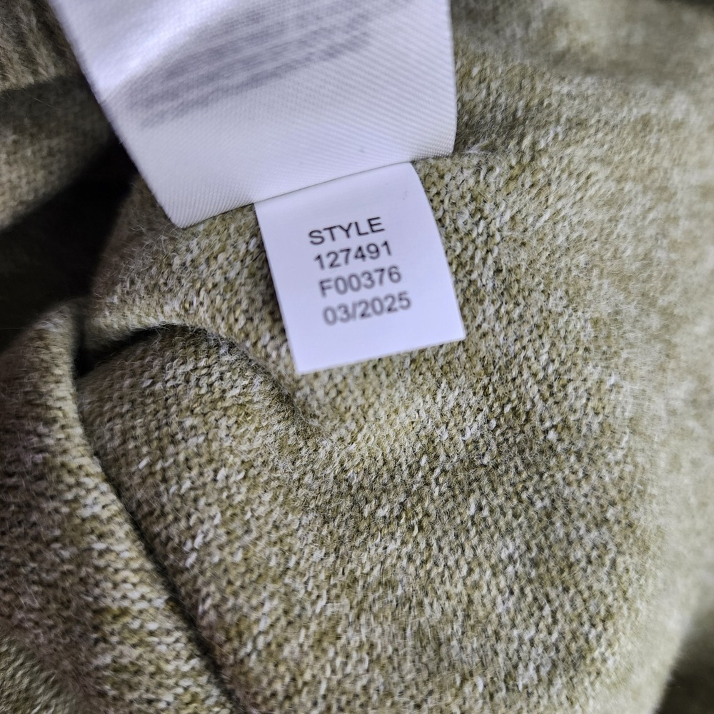 Lucky Brand Sweater Women's Large Soft V-Neck Long Sleeve Green - Picture 7 of 7
